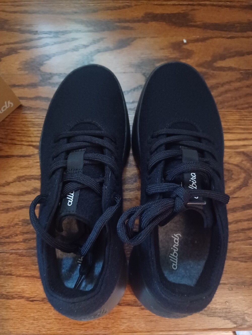 NEW Women's Allbirds Wool Runners Shoes— Black Size 7.5 - Picture 3 of 5